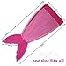 5 feet Mermaid Tail Blanket Pink Fleece Fabric for Girls Kids and teens Age 3-15 Years Old. Best and Super Cuddly Gift for Christmas and Birthday