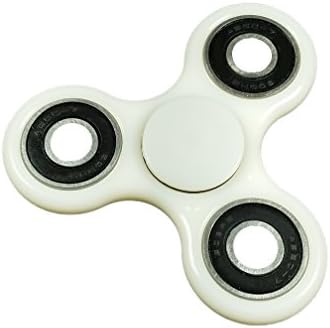 oSpin Tri-Spinner Fidget Spinner Toy EDC with Si3N4 Premium Hybrid Ceramic Bearing White - Perfect for Reducing Stress ADHD Anxiety Killing Time