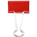 JAM Paper® Binder Clips - Medium (1 1/4 inch / 32 mm) - Red - 15 Clips per Pack