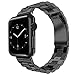 Apple Watch Band, iitee 42 mm iWatch Band Stainless Steel Replacement Strap for Apple Watch Series 3 Series 2 Series 1- Space Gray