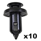 For Honda Front Bumper Push Type Retainer W/ Metal Insert Clip 91505-S9A-003 (10)