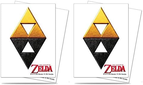 130 Ultra Pro The Legend of Zelda TriForce Deck Protectors Sleeves (2-Pack Bundle) Standard Size