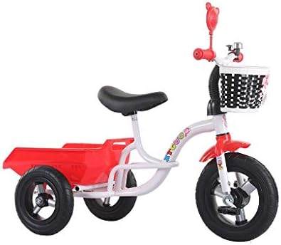 子供用三輪車ベビーカー三輪車3輪自転車多色収納ボックス付き2 3 4 驚きの値段で 5歳の男の子と女の子4色 Red Color
