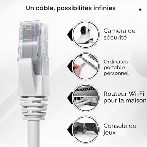 Mr. Tronic Bulk Ethernet Cable, 100m, Bulk Network LAN Cat 6 High Speed Fast Internet 1Gbps 250MHz, AWG24 Ethernet Cable, Cat6 Bulk UTP CCA (100 Meters, Grey)