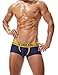 SEOBEAN Mens Low Rise Trunk Boxer Brief Underwear