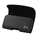 XXL SIZE Alcatel One Touch Fierce 2 7040T / FIERCE 1 7024T Premium Leather Belt Clip Pouch Case Cover Holster (Fits Alcatel One Touch Fierce 2 7040T / FIERCE 1 7024T with OTTER BOX Defender / LIFEPROOF / Mophie Juice Pack Air/Plus Case On)