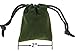 Deluxe Games and Puzzles Premium Metal Cribbage Pegs Set of 15 in Five Metals 1 1/8? Tall; Tapered to Fit 1/8 Holes Bonus Green Velveteen Drawstring Storage Pouch