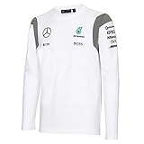 Mercedes AMG F1 White Long Sleeve Tee