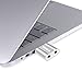 External USB Stereo Sound Adapter Aluminum Audio Card for Windows, Mac, Linux Extra Source with Microphone Jacks for Laptops and Desktop Computers pc-Plug and Play No Drivers Needed (Silver)