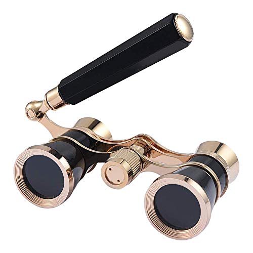 Bulary Opera Glasses Theater Vintage Binoculars with Handle - Thumbnail 6