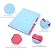 SKYDUE Expanding File Folder 5 Pockets ,Letter A4 Paper Accordion Document Organizer (Blue)