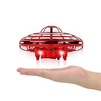 PeiQila UFO Drone, Flying Toys Drones for Kids and Adults Hand Controlled Mini Drone USB Charging,360° Rotation Anti-Collision Induction Aircraft, for Kids Boys Girls Christmas/Birthday Gift