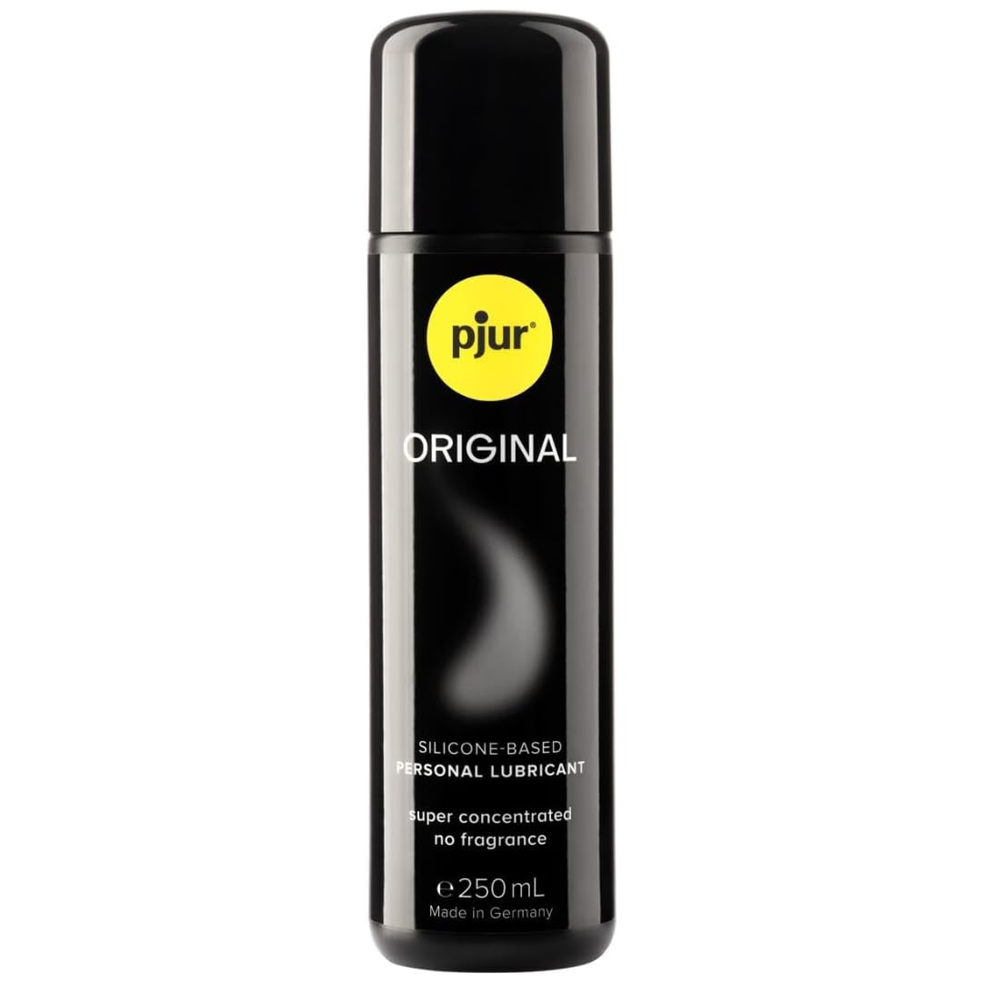 pjur Original - Long-Lasting, Extra-Smooth Silicone-Based Lubricant and Massage Oil for Enhanced Pleasure - Latex Condom Compatible - Zero Odors, Flavors, or Preservatives (250ml) — image 1