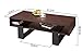 ioHOMES Monroe Contemporary Rectangular Accent Coffee Table with Open Shelf and Display Area, 47