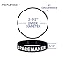 Max Petals PACEMAKER Medical Alert ID Silicone Bracelet Wristbands 4 Pack