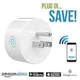 WiFi Smart Plug By Tip-Top Home Goods: Mini Plug Outlet For Amazon Alexa & Google Home –Tested & Proven To Work With Amazon Echo To Voice Control Devices –Easy,Safe, Energy Saving & Practical