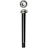 Pinhead Thru Axle Locks M12X122 Front Thru Axle Wheel Lock P1.75 Black - 151
