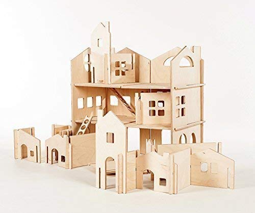 egmont wooden modular dollhouse playset