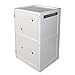 Petsfit 21x25x35 Inches White Double-Decker Pet House Litter Box Enclosure Night Stand Painted with Non-Toxic with Latch Holding The Door 21