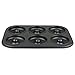 Evelots 5456 Mini Donut Pan Non Stick 6 Cavity Dishwasher Safe, 10.5x7.5x0.65 Inch, S/2