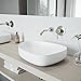 VIGO Olus Single Handle Wall Mount Bathroom Faucet in Brushed Nickel-VG05001BN