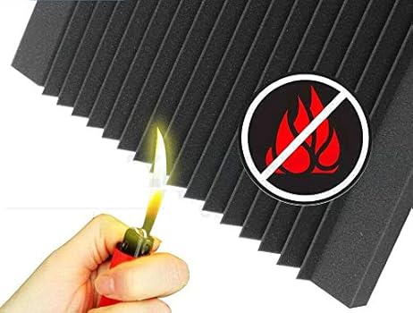 12 Pack Akustiska Skumpaneler Ljudisolerande Studioskum Kilplattor Brandsakra Idealiska For Ljudisolering I Hem Och Studio 30 X 30 X 2 5 Cm Amazon Se Musical Instruments