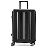 TQZY Hardside Luggage Spinner 20-inch Carry-on Cabin Luggages Suitcase Hardside Hard Shell 4 Silent 360° Wheels TSA Lock Telescopic Handle