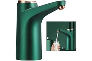 Rengue Electric Water Bottle Dispenser, USB Rechargeable Portable Drinking Water Pump with Lithium Battery for 10L 12L 20L Bo