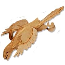 3-D Wooden Puzzle - Small Archaeopteryx -Affordable Gift for your Little One! Item #DCHI-WPZ-E026