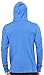 Yoga Clothing For You Mens Lightweight Long Sleeve Hoodie Tee Shirt, Large Charcoal Black Triblend