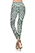 Leggings Depot Ultra Soft 3X5X Popular Best Printed Fashion Leggings Batch3 (3X-5X, Green Mandala)