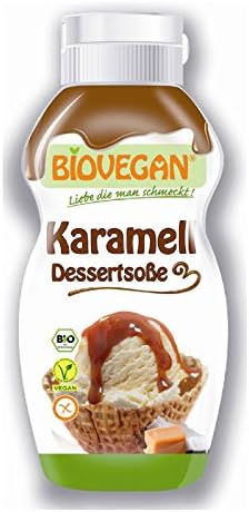 6x Biovegan Organic Dessert Sauce Caramel Vegan 250g/8.81oz (6 Pack)