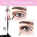 Magnetic Eyelashes and Magnetic Eyeliner Kit with Tweezer,Waterproof Liquid Eyeliner ,Reusable 5 Magnets 3D Magnetic Natural False Eyelashes Comes with 3 pairs