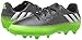 adidas Performance Kids' Messi 16.3 Firm Ground Soccer Cleats, Dark Grey/Metallic Silver/Neon Green, 2 M US Little Kid