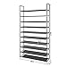 SoSo-BanTian1989 Black 10 Tiers Shoe Rack 50 Pairs Non-woven Fabric Shoe Tower Storage Organizer Cabinet