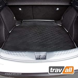 Travall Liner Rubber Kofferruim Mat Compatibel met Toyota C-HR (Vanaf 2016) TBM1188 – Voertuig-Specifieke Zwarte…