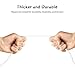 Certified 10FT Lightning to USB Charger Data Sync Cable for iPhone 6s Plus / 6 Plus / SE, iPad Pro Air 2 and More (White)