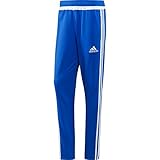 adidas Men's Tiro 15 Training Soccer Pants (Blue/White, Small)