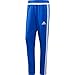 adidas Men's Tiro 15 Training Soccer Pants (Blue/White, Small)