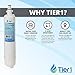 Tier1 RPWF Refrigerator Water Filter 4-pk | Replacement for GE RPWF (NOT RPWFE), WSG-4, MPF15350, DWF-36, R-3600, OPFG3-RF300, RWF3600A, WD-RPWF, WF277, Fridge Filter