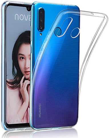 UCMDA Case for Huawei P30 Lite, TPU Clear Transparent Gel Cover Case, [Ultra-thin] [Shock Absorption] Protective P30 Lite Case(2019)-Clear
