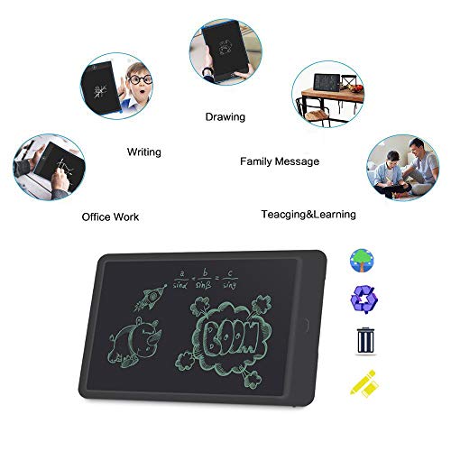 image for Gincleey LCD Writing Tablet，10-Inch Colorful Screen Electronic Writi