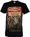 T-Shirt - The Walking Dead - Warning All Are InfecteD Black XXL