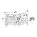Sauder Cottage Road Entertainment Credenza, For TVs up to 50