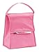 Eunichara Basic Cooler Lunch Bag Foldable with Thermal Insulated Lining Reusable (Cooler/Warmer) - Pink