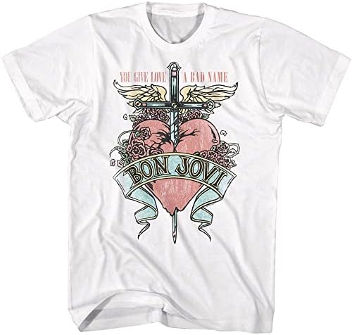 Amazon.com: Official Bon Jovi Livin' On A Prayer T-Shirt