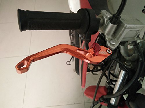 FXCNC Motorcycle 3D New Rhombus Hollow Adjustable CNC Brake Clutch Levers Set Pair fit for Kawasaki NINJA 250R 2008-2012, NINJA 300R/Z300 (w & w/o ABS) 2013-2017,NINJA 300 ABS 2014 - Thumbnail 7