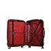 Concept One Ful Disney Striped Mickey Mouse Hard Sided Luggage, Red 21 inch