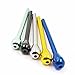Nasal Vacuum Style, Sniffer Snorter Straw, Metal Tube, 5-pack Mixed Color