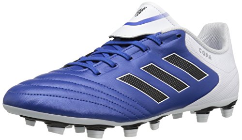 adidas Men's Copa 17.4 FxG Soccer Shoe, Blue/White/Black, 7 M US